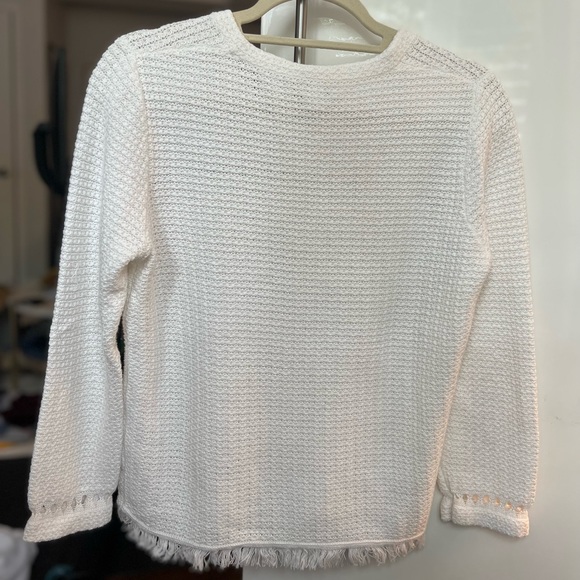 J Crew Mercantile White Sweater - Picture 3 of 3